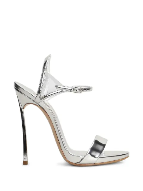 Casadei Blade leather sandals Silver 1L488N120MC2714