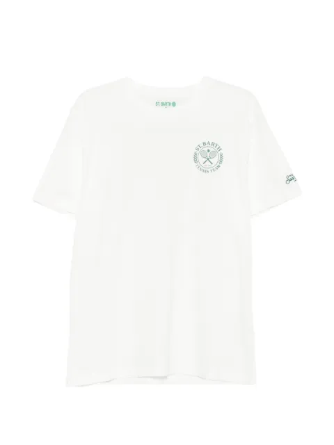 MC2 Saint Barth Portland logo-print short-sleeve T-shirt White PRL0002