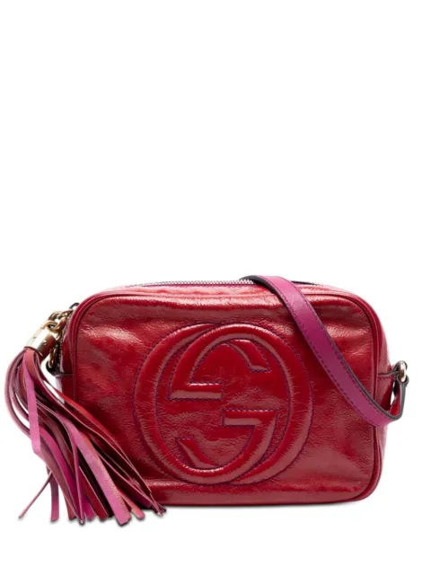 Gucci Pre-Owned 2021-2026 Patent Soho Disco crossbody bag Pink 21NJ9DKGMRIW58ZK
