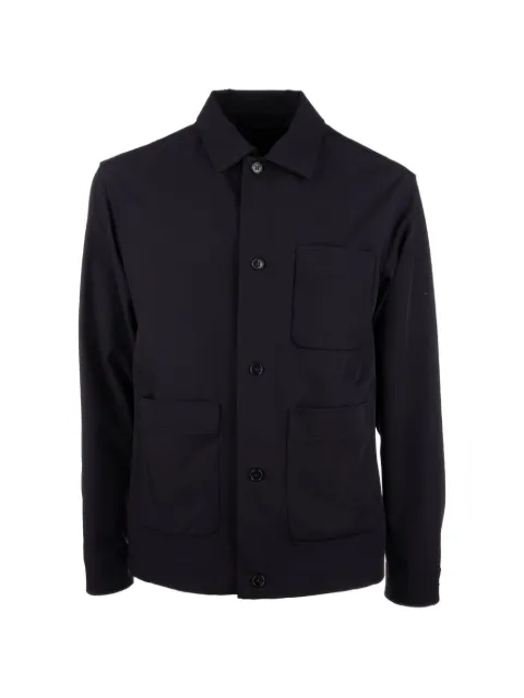 Paul & Shark button-up patch-pocket jacket Blue 26412191