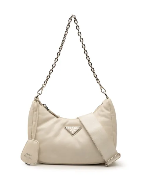 Prada Pre-Owned 2000-2013 Nappa Soft Padded Re Edition 2005 satchel Brown 45UXBUCMZZSITBNY