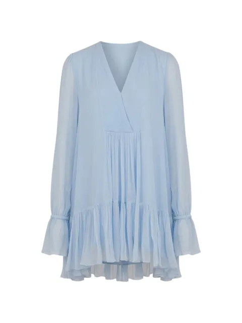 AZEEZA Thistle mini dress Blue THISTLEMINICHIFFONPOWDERBLUE