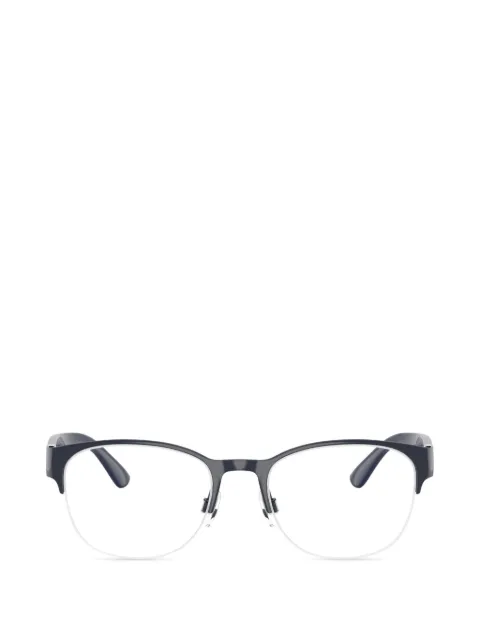 POLO RALPH LAUREN EYEWEAR half-rim round-frame glasses Blue PH12389436