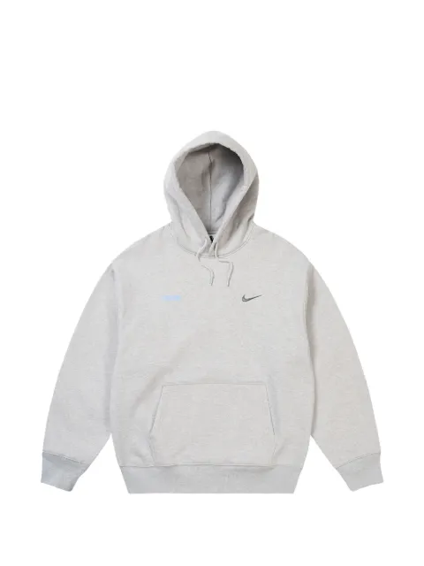 Palace x Nike logo-print hoodie Grey P0141
