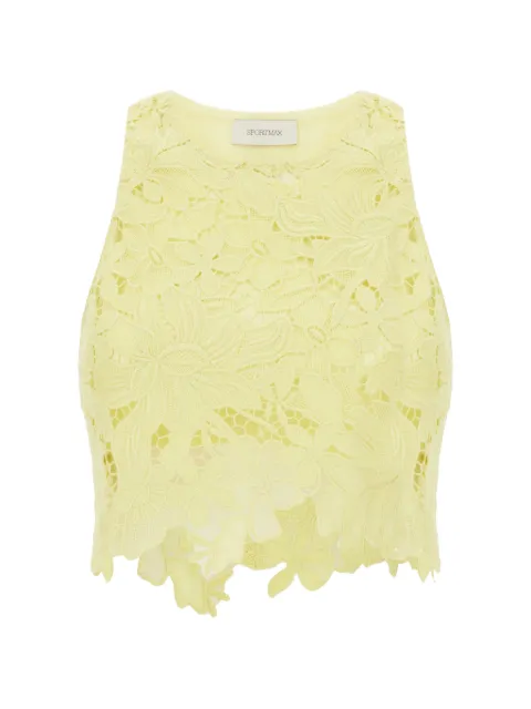 Sportmax macramé top Yellow SPXVASTO