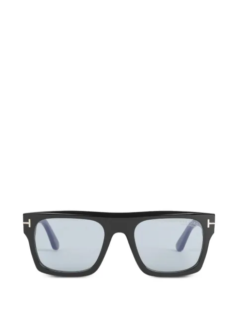 TOM FORD Eyewear Cyrus T-logo square-frame sunglasses Black FT133753