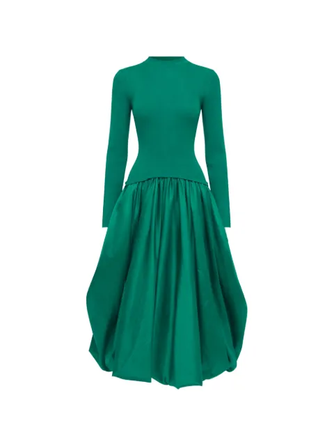 SIMKHAI Kenlie balloon dress Green 6251131B