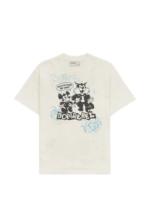 DOMREBEL Shady graphic-print T-shirt Neutrals 3340SHADY
