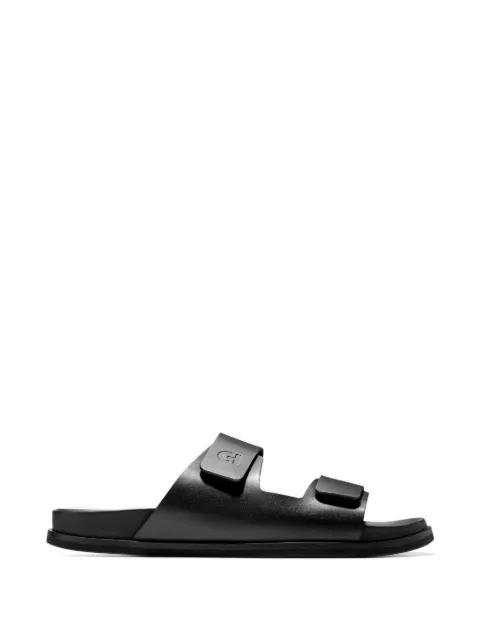 Cole Haan logo-embossed touch-strap sandals Black C40800