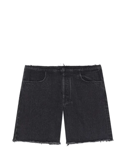 Givenchy raw-cut denim shorts Black BM51DZ5Y9Z001