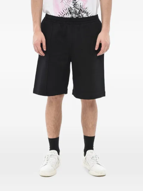 Givenchy pleated elasticated-waist shorts Black BM51FM3YMC