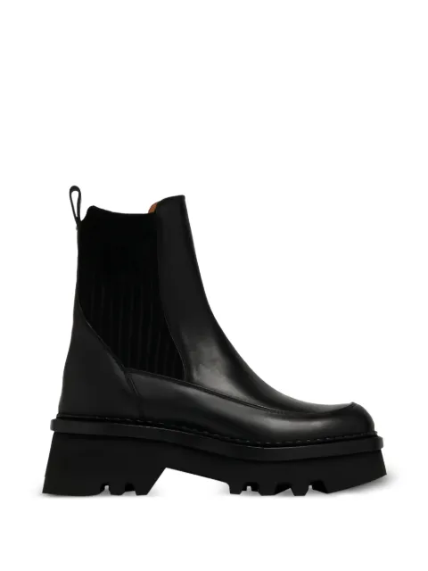Chloé leather Chelsea boots Black CHC23S749A3