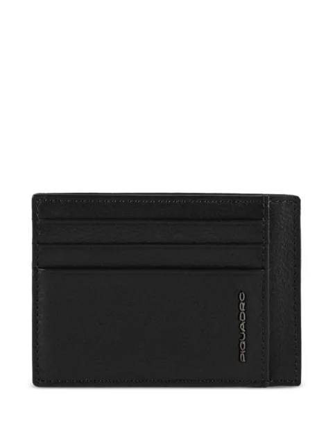 PIQUADRO leather card holder Black PP2762MOSR