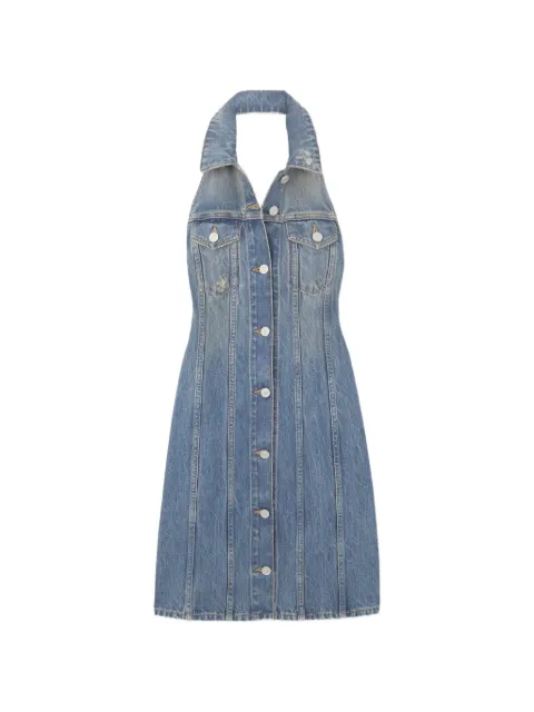 Givenchy halterneck denim dress Blue BW21N15Y5A420