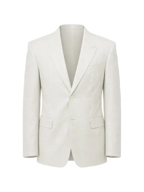 Givenchy virgin wool single-breasted blazer Neutrals BM30FU15E9153