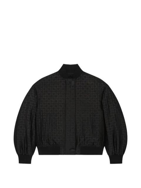 Givenchy 4G monogram-pattern bomber jacket Black BW00PZ15R1001