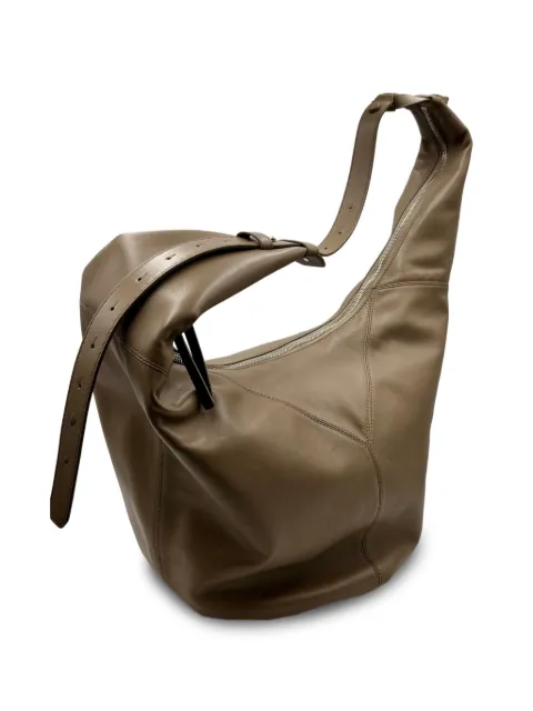Bonastre Bow leather shoulder bag Neutrals BN208BOWM