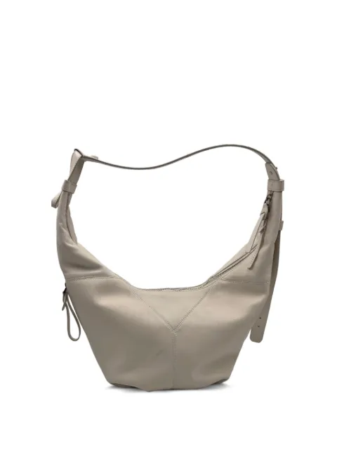 Bonastre S Bow panelled leather shoulder bag Neutrals BN207BOWS