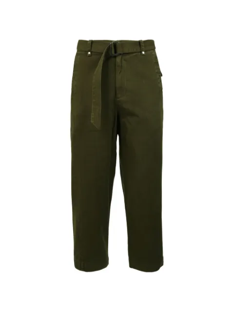 ENTIRE STUDIOS Gully belted trousers Green ESSS26PA11012TERRIAN