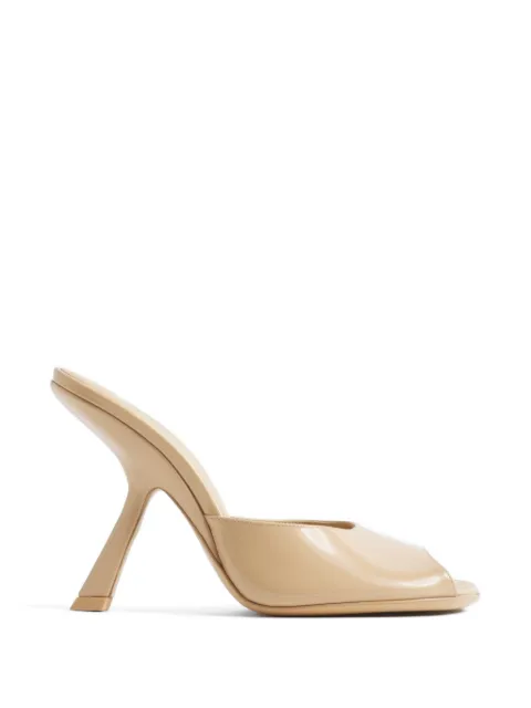Mugler peep-toe sandals Neutrals 26S10CH00609018