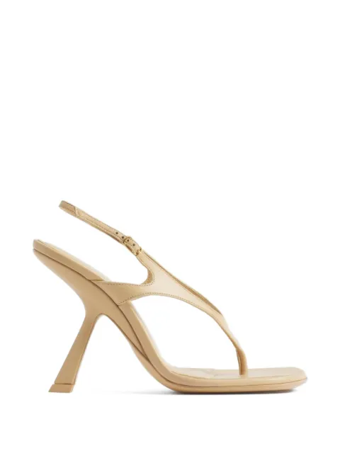 Mugler slingback sandals Neutrals 26S10CH00659012