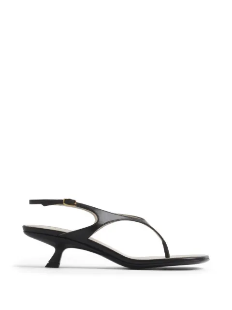 Mugler thong-strap slingback sandals Black 26S10CH00649012