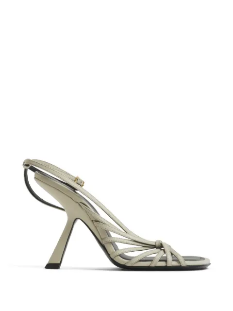 Mugler knotted sandals Neutrals 26S10CH00639012