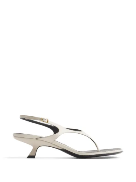 Mugler thong-strap slingback sandals White 26S10CH00649012
