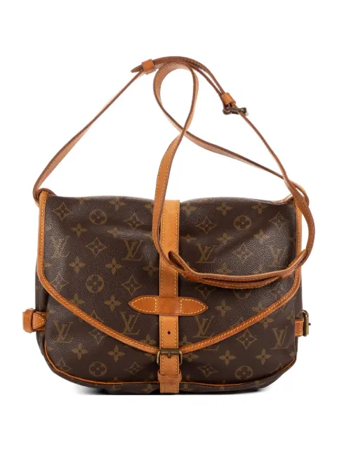 Louis Vuitton Pre-Owned Monogram Saumur satchel bag Brown AR0965