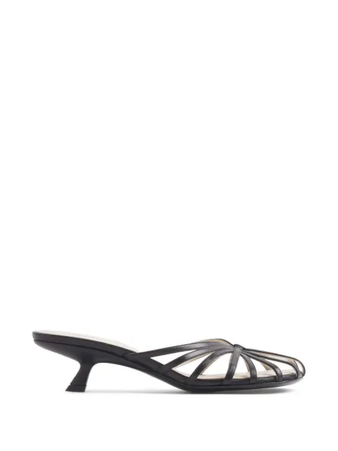 Mugler knot-detail mules Black 26S10CH00629012