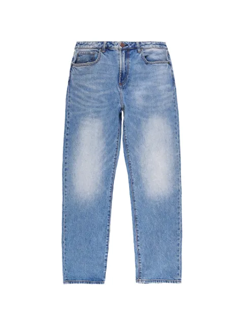 MONFRÈRE Caine whiskered straight-leg jeans Blue 1044J35453
