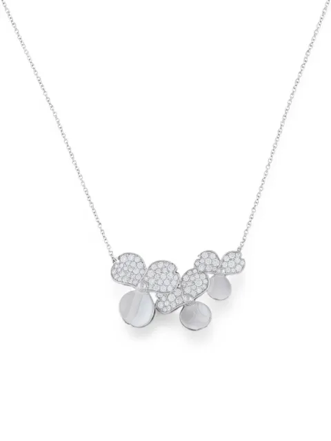 Tiffany & Co. Pre-Owned Paper Flowers diamond necklace Silver 5167