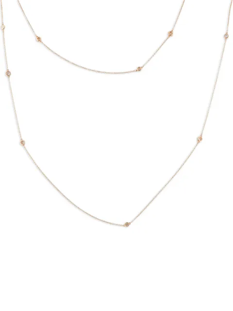 Tiffany & Co. Pre-Owned Diamonds by the Yard diamond necklace Pink 5202