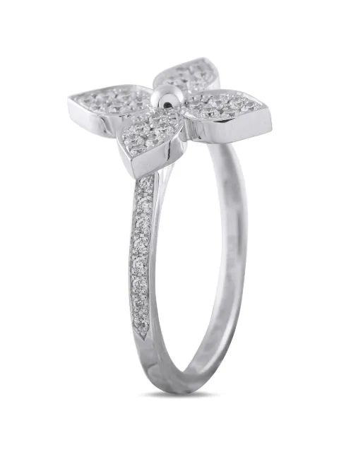 Louis Vuitton Pre-Owned Star Blossom diamond ring Silver 5185