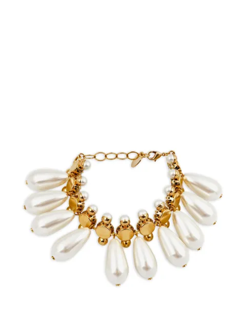 Anton Heunis pearl-embellished crystal-embellished bracelet Neutrals 73210