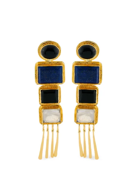 Bohéme Nefertiti lapis-lazuli earrings Gold 78638
