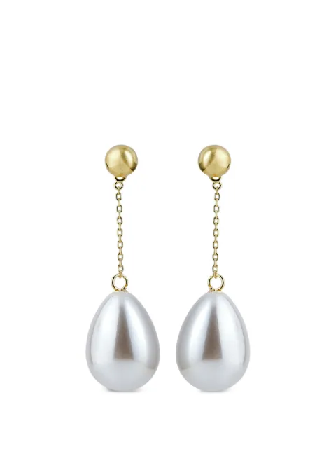 Eshvi pearl-pendant drop earrings Gold 49739