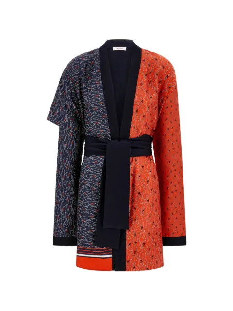 Ferragamo pure wool and silk cardigan Blue 796193