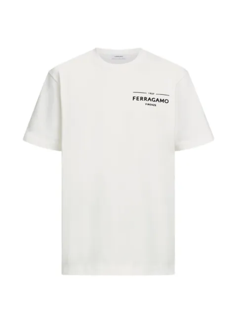 Ferragamo logo T-shirt White 796647