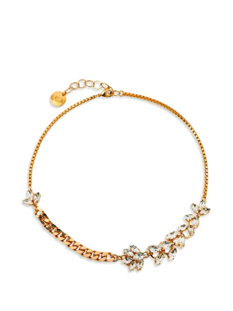 Anton Heunis crystal-embellished necklace Gold 82495