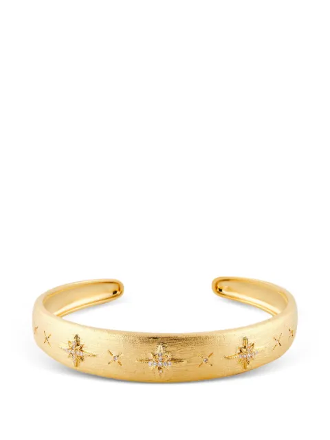 MYA BAY Diwali star-engraved cuff bracelet Gold 71421