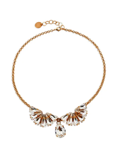 Anton Heunis crystal-embellished necklace Gold 75232