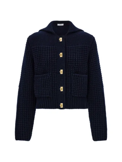 Ferragamo cardigan with Gancini buttons Blue 796045