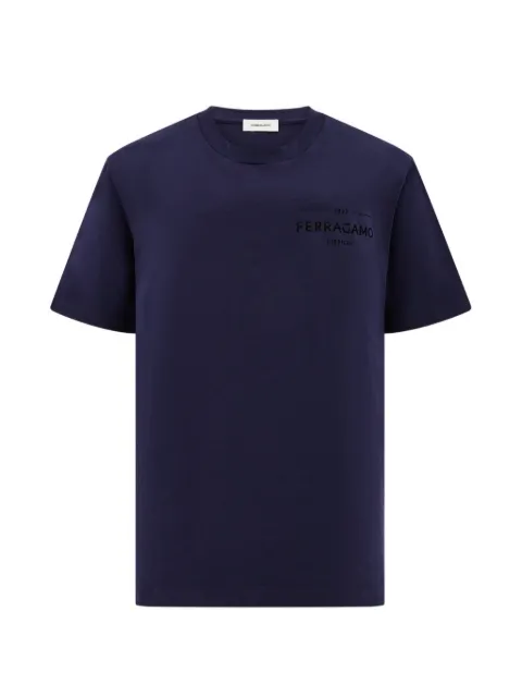 Ferragamo logo T-shirt Blue 796592