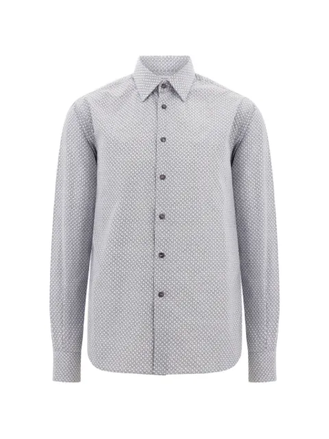 Ferragamo micro-patterned shirt White 795517