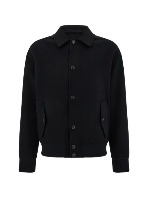 Ferragamo wool and cashmere blouson Black 795727