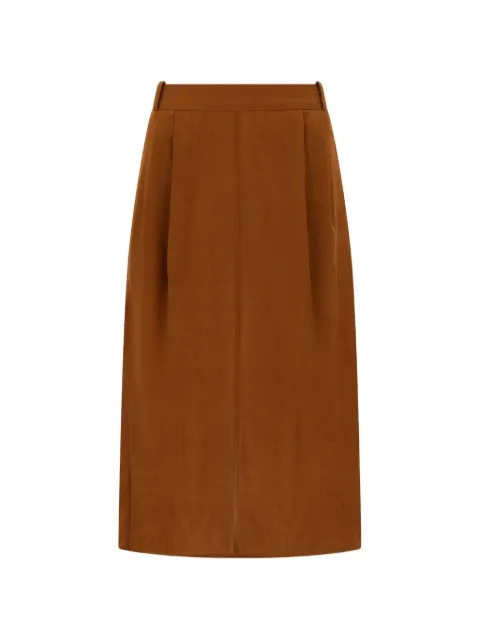 Ferragamo midi skirt Brown 795862