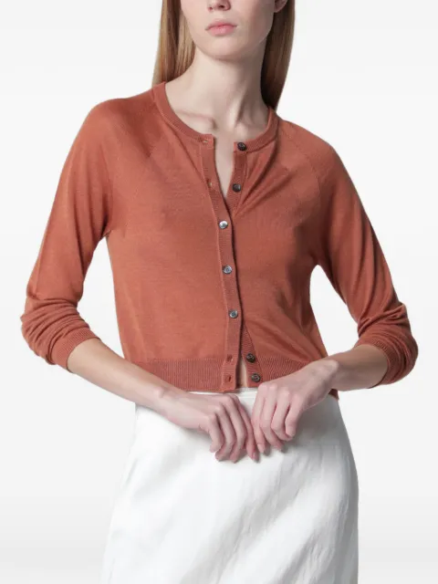Roberto Collina button-up cropped cardigan Brown 261FXA02020WS