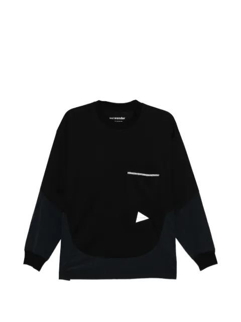 and Wander Combi T-shirt Black 5746184072010