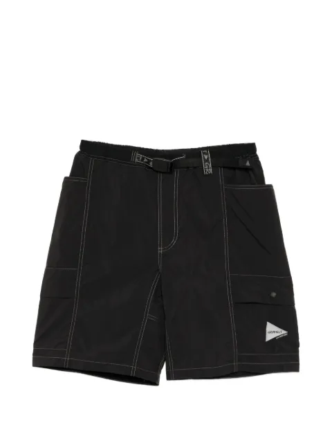 and Wander x Gramicci brushed shorts Black 5746122524010